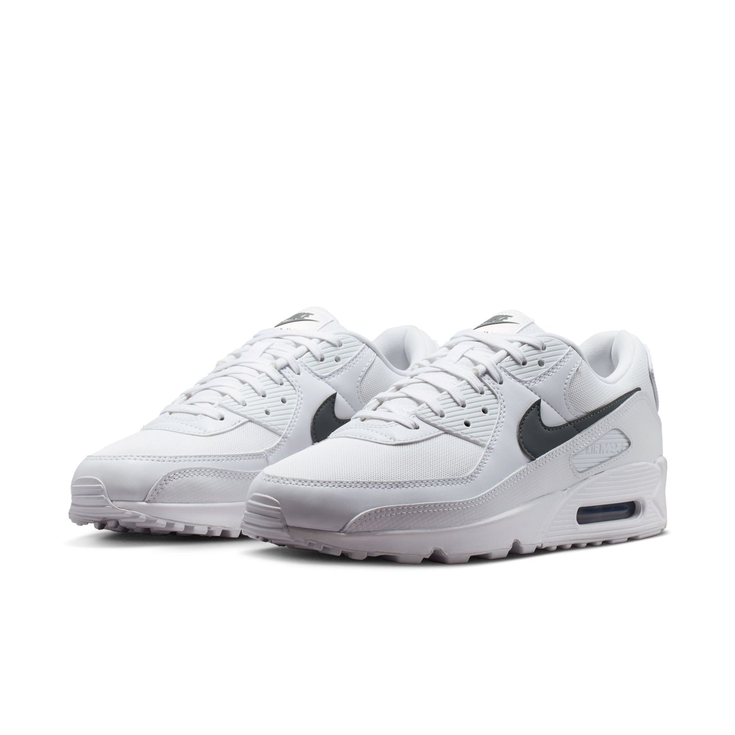 [IM9616-100] Men's Nike Air Max 90 'White/Grey'