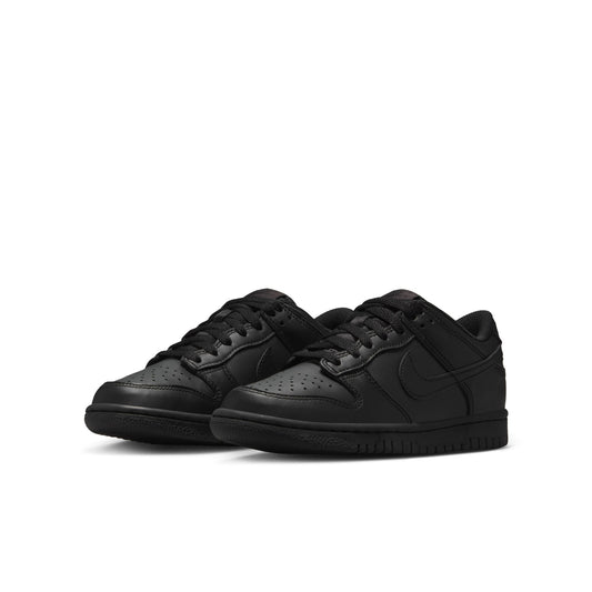 [FB9109-009] Grade School Nike Dunk Low 'Triple Black'