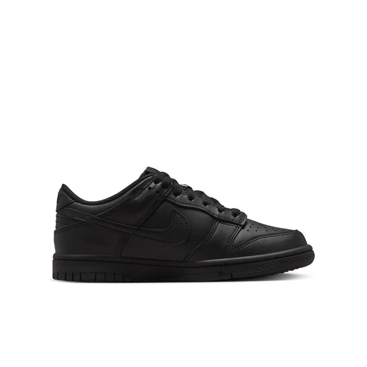 [FB9109-009] Grade School Nike Dunk Low 'Triple Black'