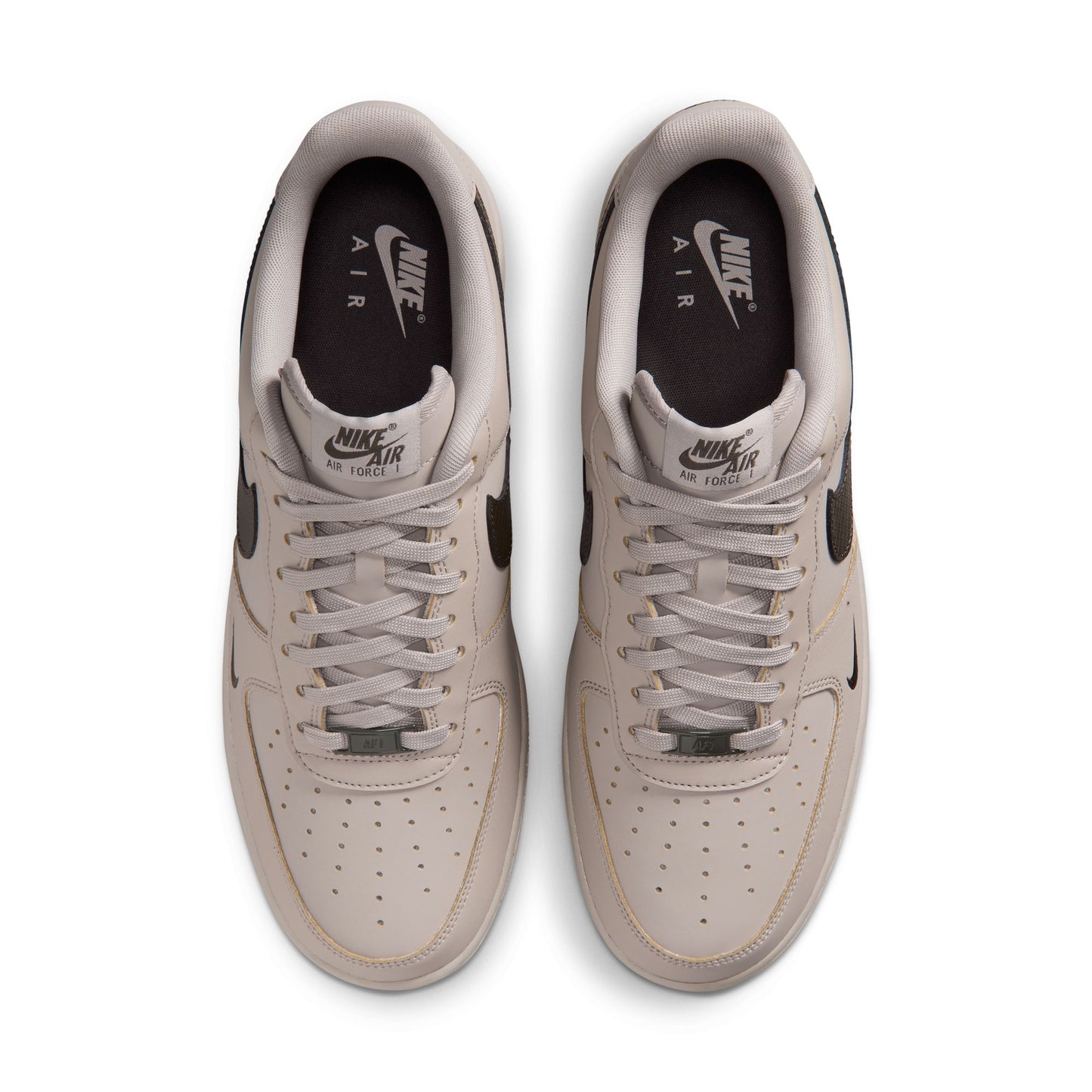 [IV5732-002] Men's Nike Air Force 1 '07 'College Grey/Newsprint'