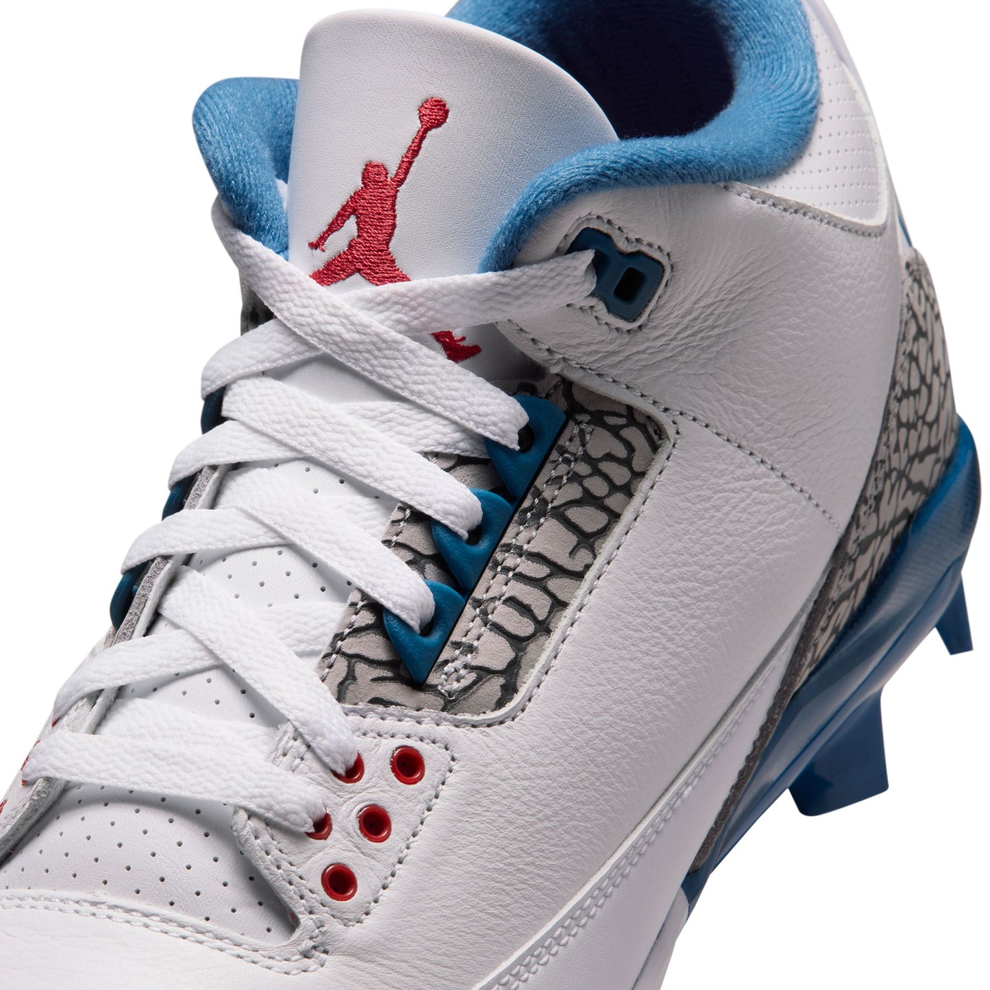 [FZ8627-101] Men's Jordan 3 Retro MCS Cleat 'True blue'