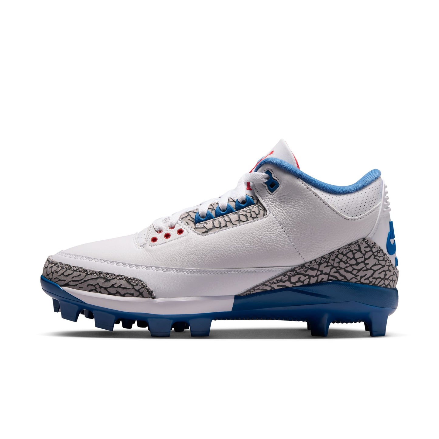 [FZ8627-101] Men's Jordan 3 Retro MCS Cleat 'True blue'