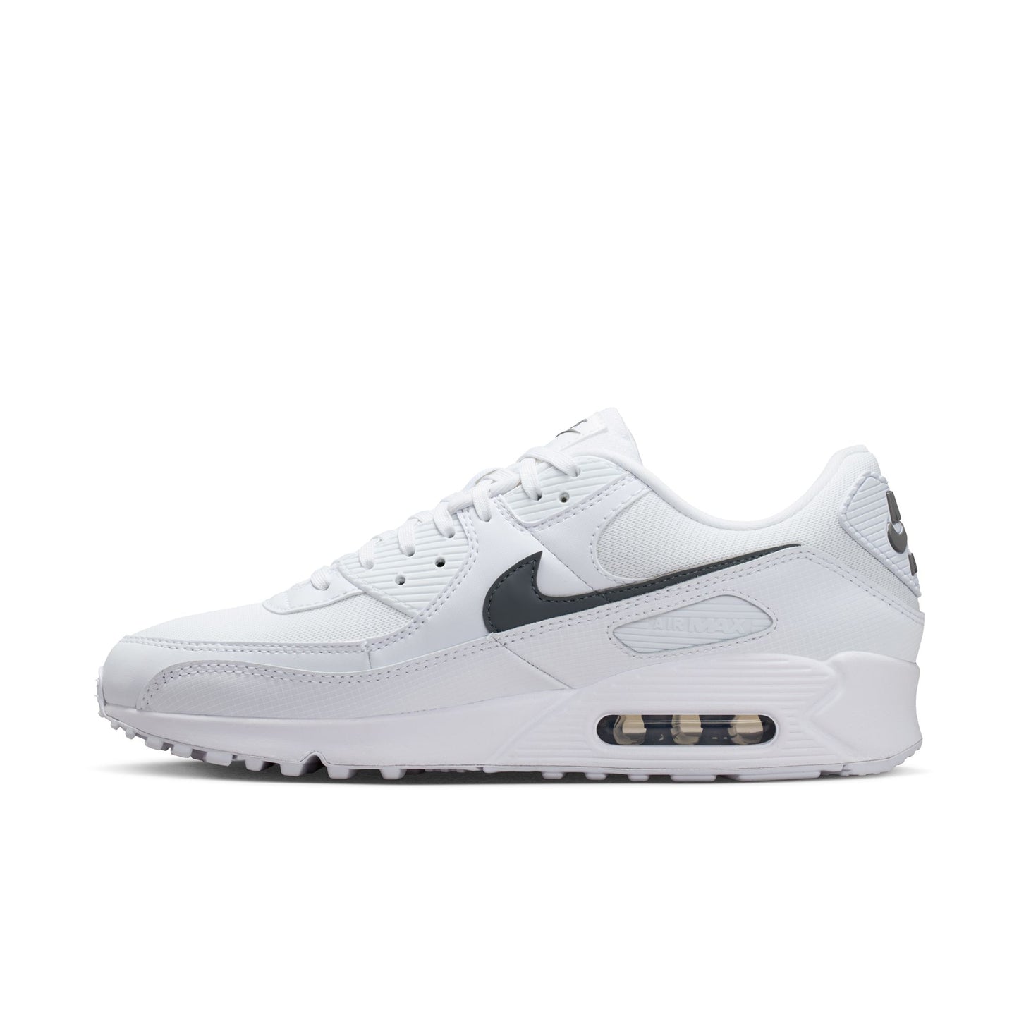 [IM9616-100] Men's Nike Air Max 90 'White/Grey'