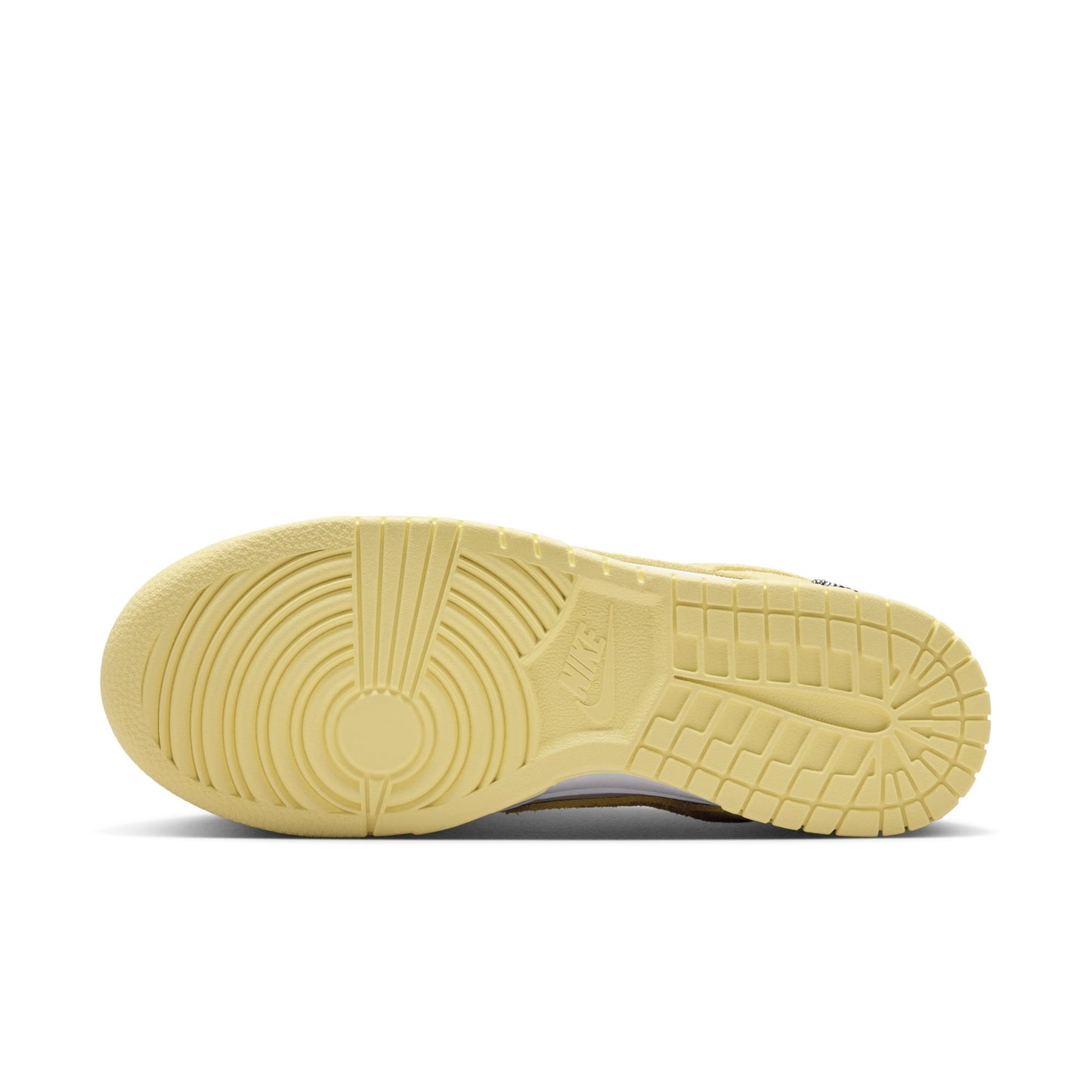 [IO4244-104] Women's Nike Dunk Low Suede 'Soft Yellow'