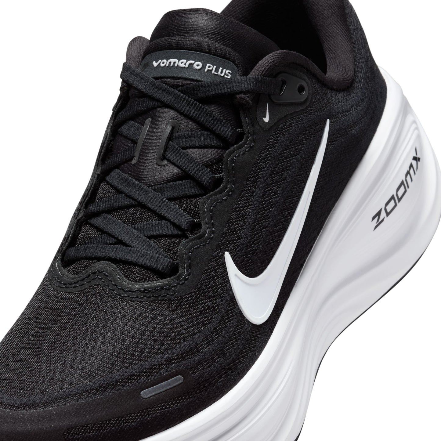 [HV8154-002] Women's Nike Vomero Plus 'Black/White'