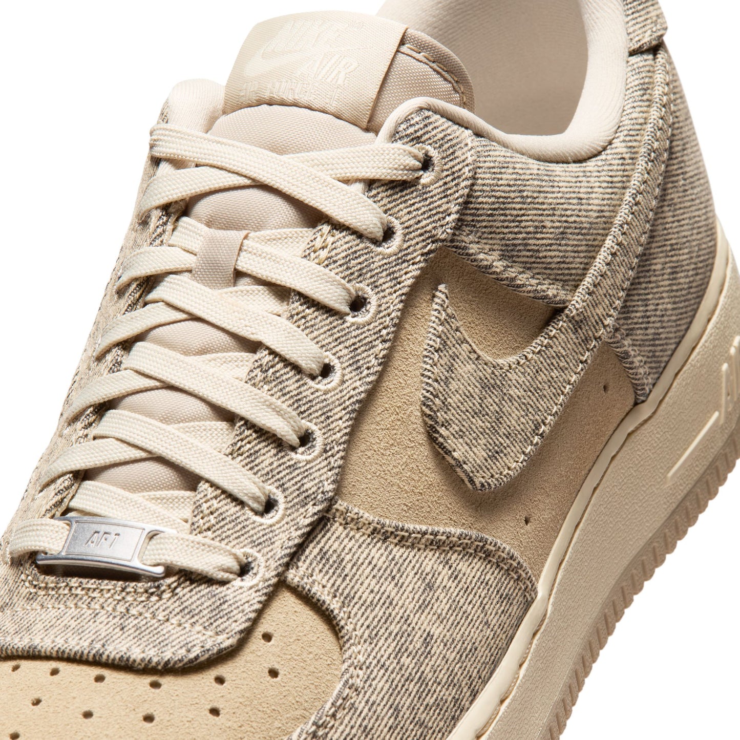 [IR0951-201] Men's Nike Air Force 1 '07 LV8 Denim 'Desert Khaki'