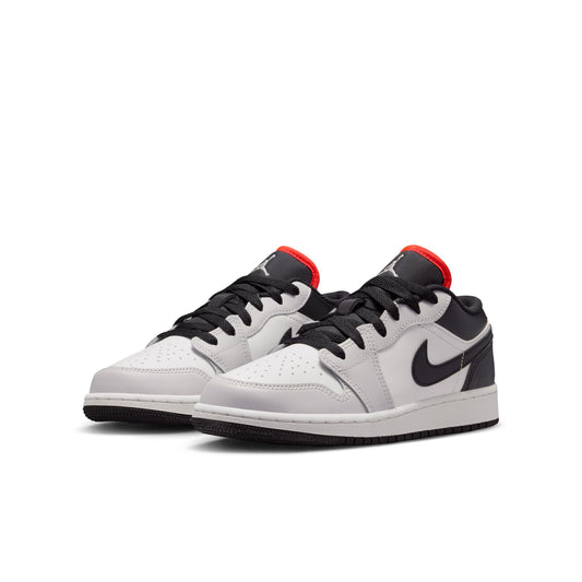 [553558-045] Grade School Air Jordan 1 Low 'Neutral Grey Infrared'