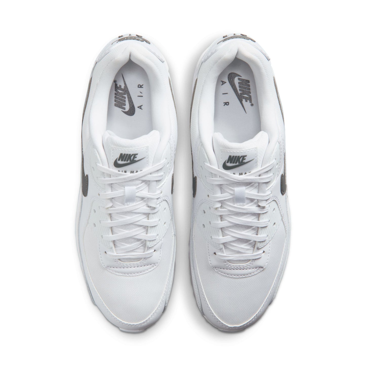 [IM9616-100] Men's Nike Air Max 90 'White/Grey'