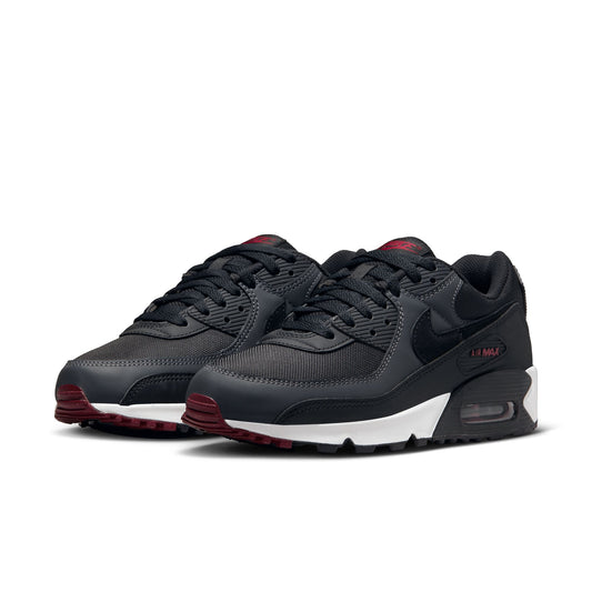 [DQ4071-001] Men's Nike Air Max 90 'Anthracite Team Red'