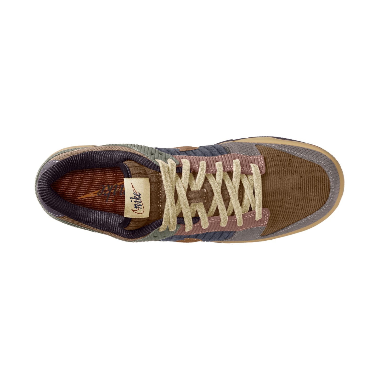 [IB7746-201] Men's Nike Dunk Low Retro Premium 'Light British Tan Corduroy'