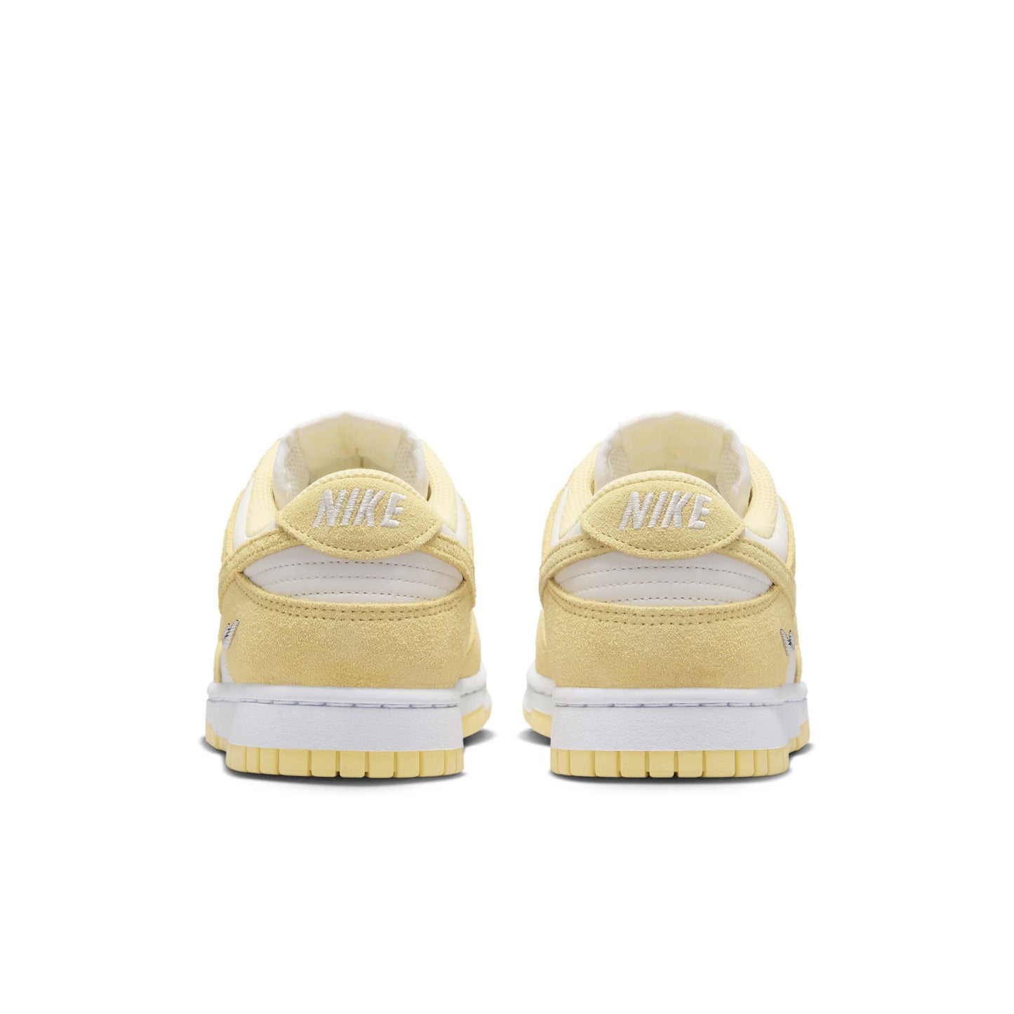 [IO4244-104] Women's Nike Dunk Low Suede 'Soft Yellow'
