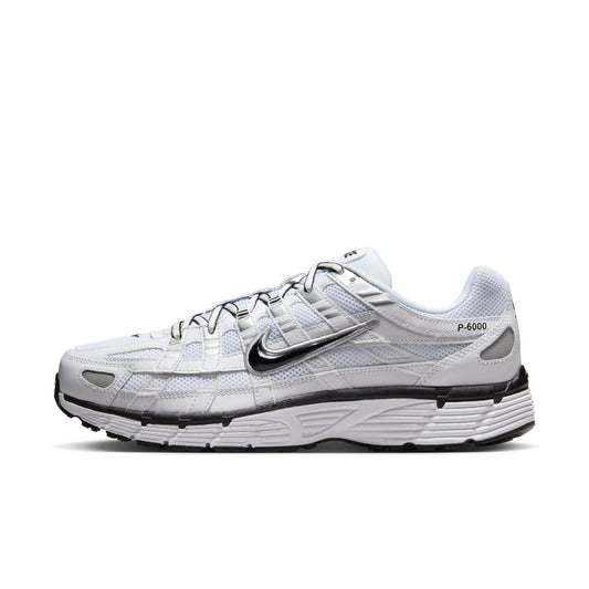 [CD6404-107] Men's Nike P-6000 'White/Metallic Silver'