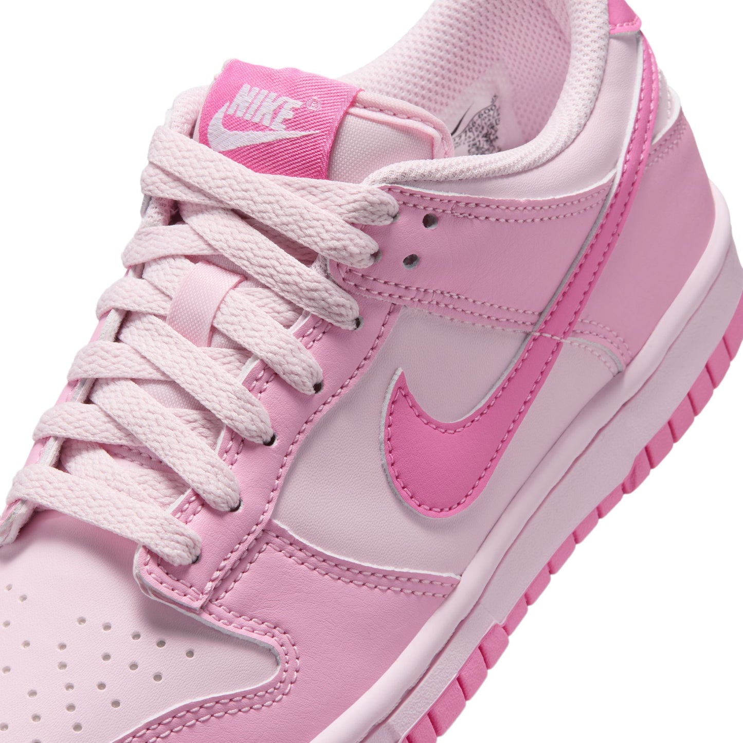 [IU7766-600] Grade School Nike Dunk Low 'Pink Rise'