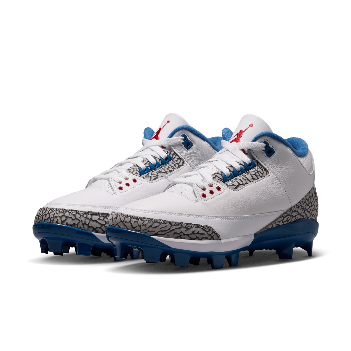 [FZ8627-101] Men's Jordan 3 Retro MCS Cleat 'True blue'
