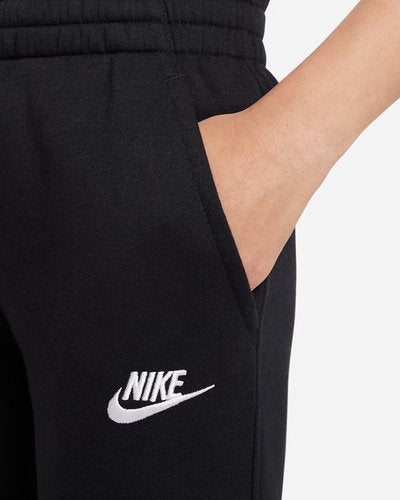 [FD3008-010] Big Kid's Nike Sportswear Club Fleece Jogger - 'Black/White'