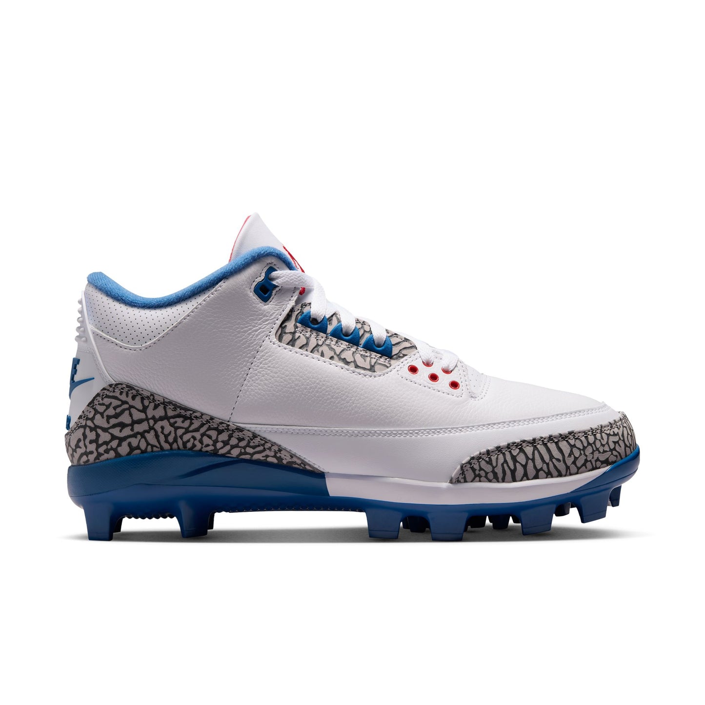 [FZ8627-101] Men's Jordan 3 Retro MCS Cleat 'True blue'