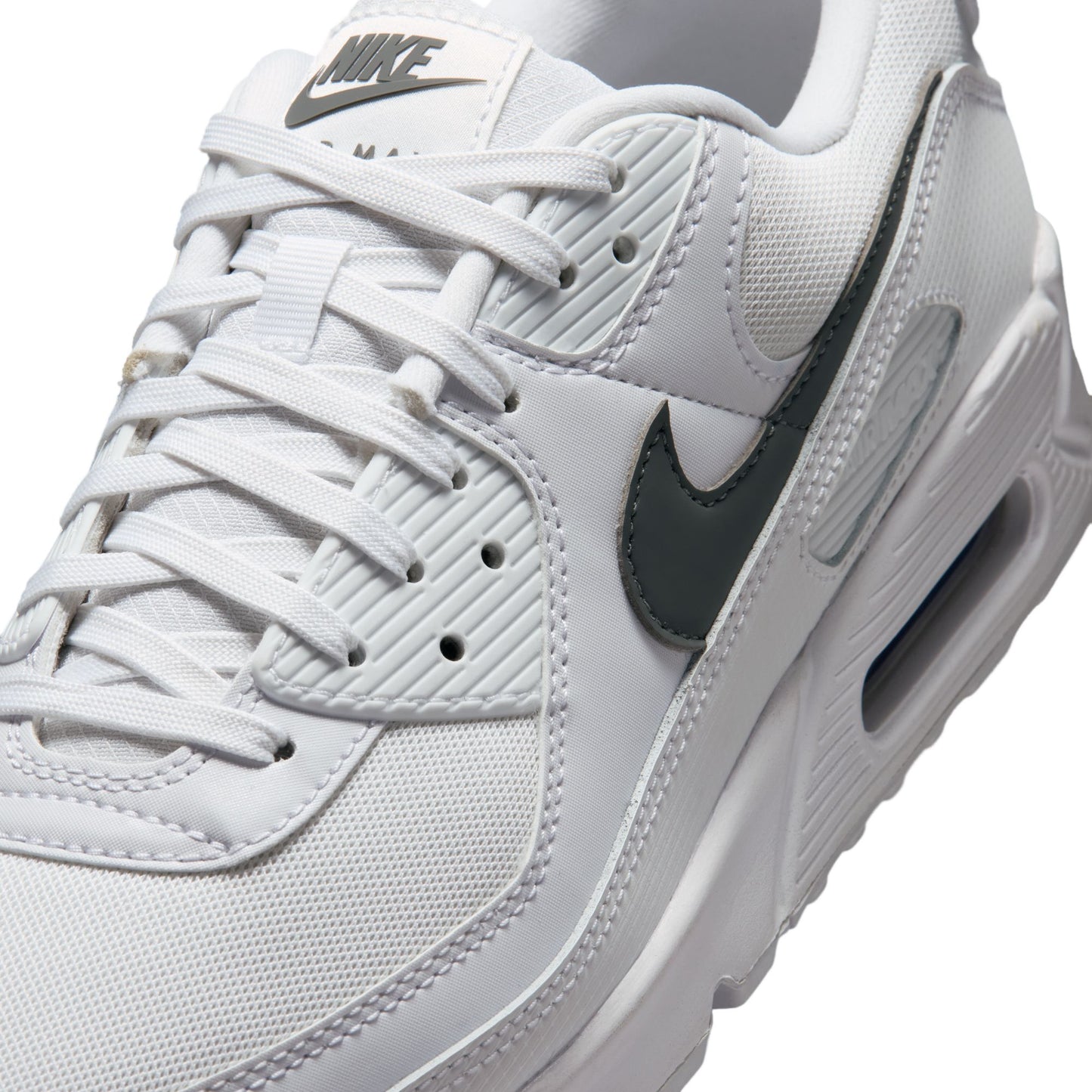 [IM9616-100] Men's Nike Air Max 90 'White/Grey'