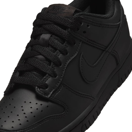 [FB9109-009] Grade School Nike Dunk Low 'Triple Black'